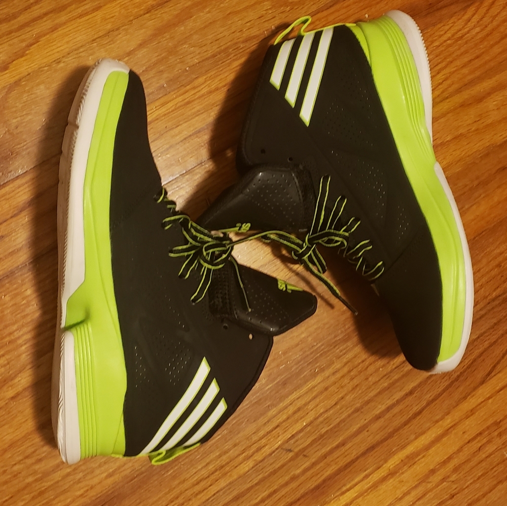 Adidas Black Basketball Shoes,  sz 6.5Y